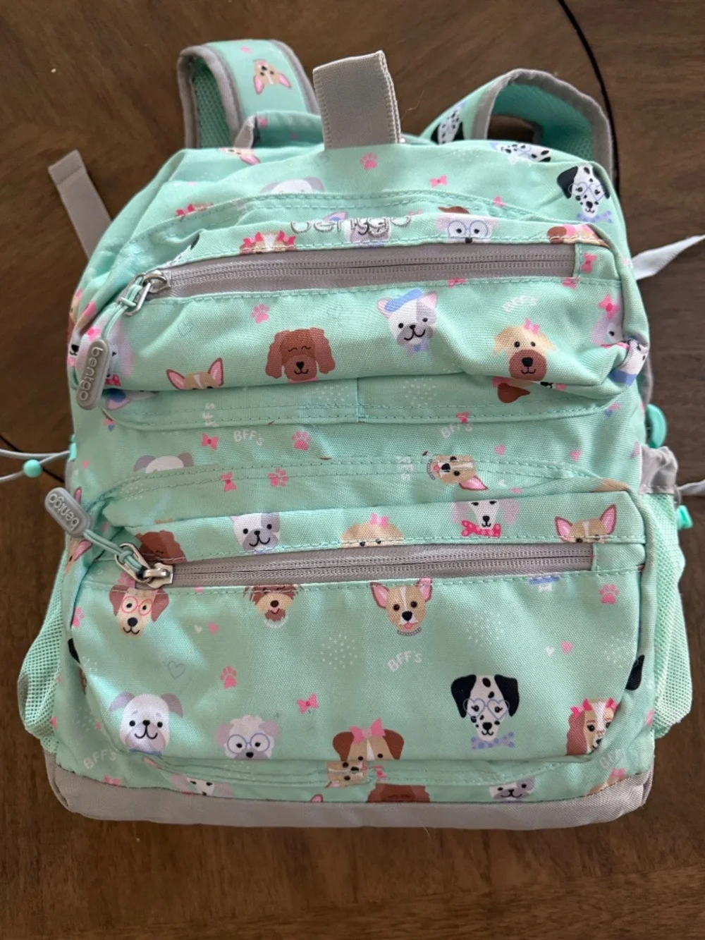 Bentgo Girls Mint Colored Backpack and Lunchbox set